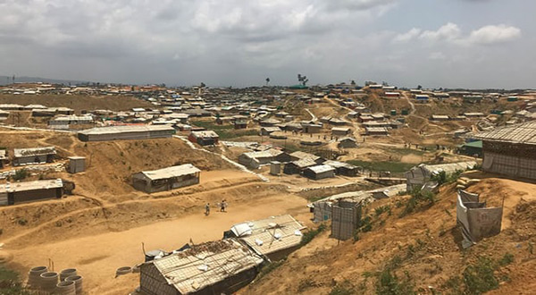 Rohingya village